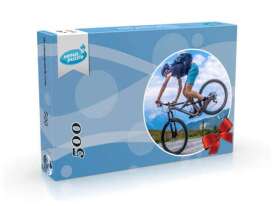 Bild som visar Round Personalized Puzzle 500 i rutan